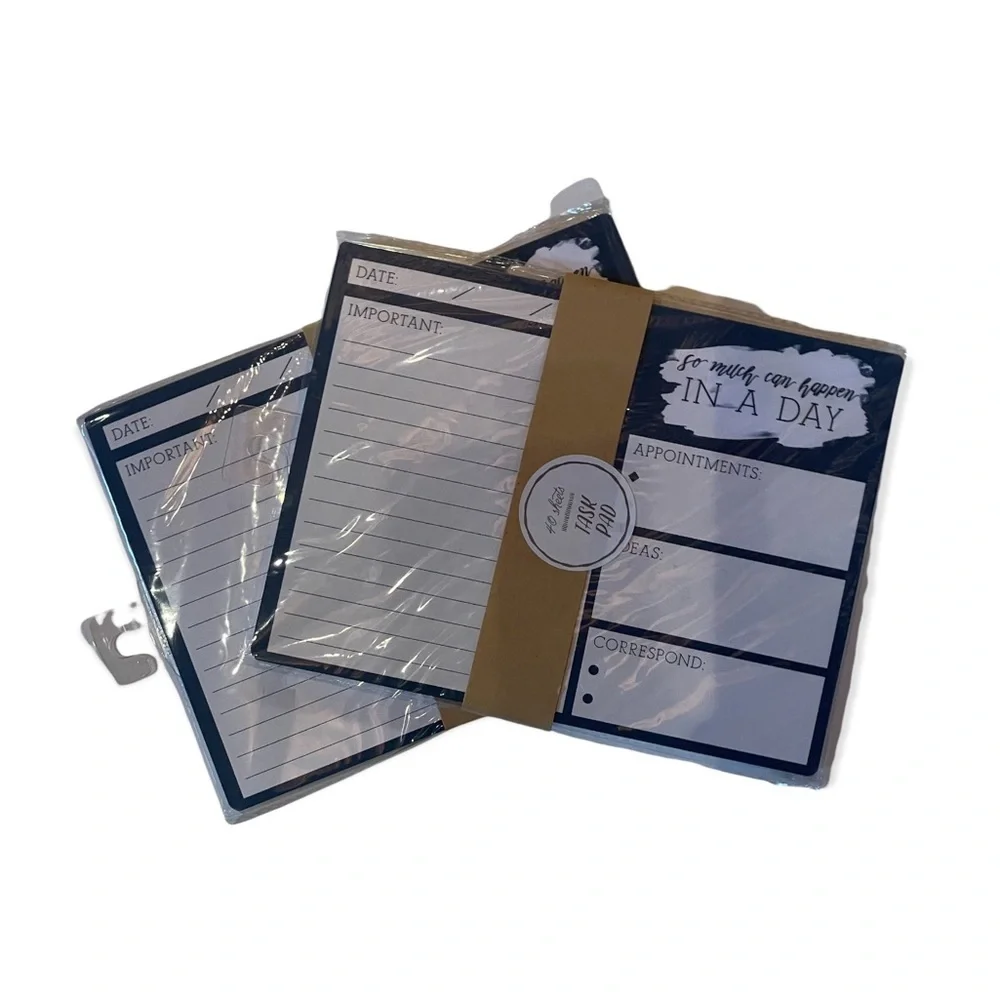 Bundle of 2 Task Pads (40 sheets each) NWT